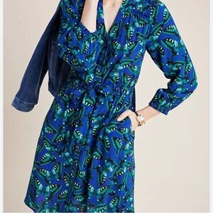Maeve by Anthropologie Pippa Shirt Dress Size Large